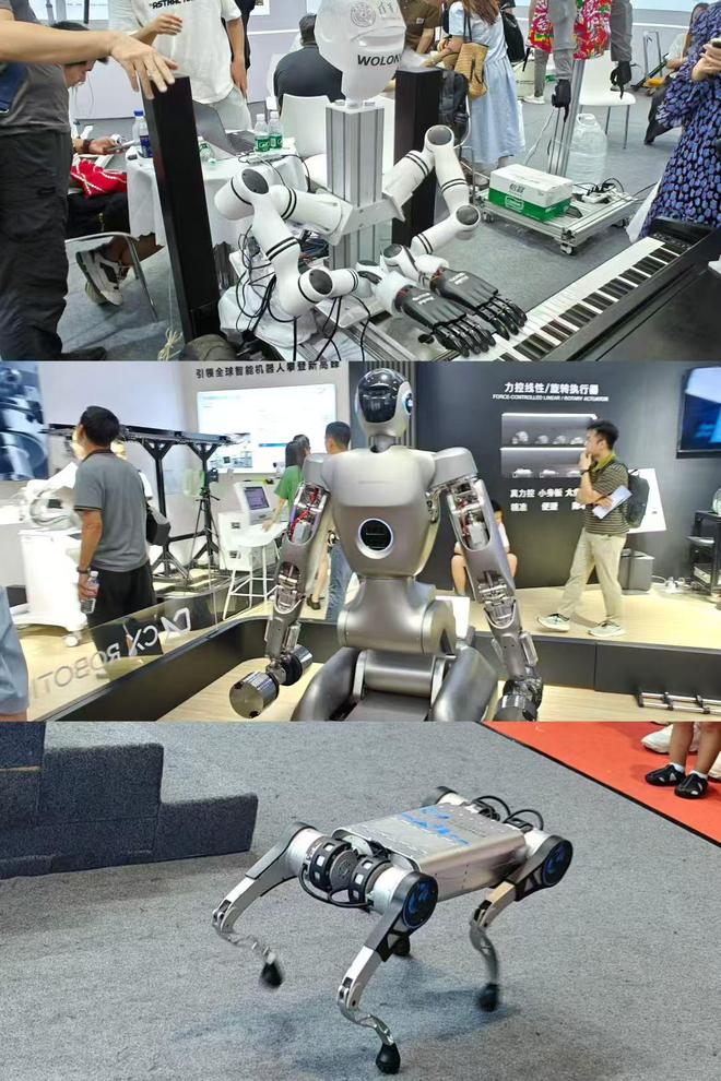 展会上展示的工业机器人