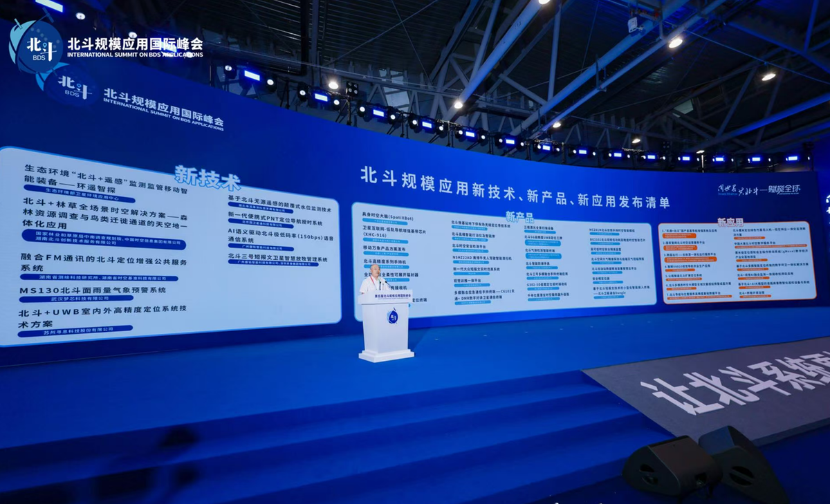 第五届北斗规模应用国际峰会现场