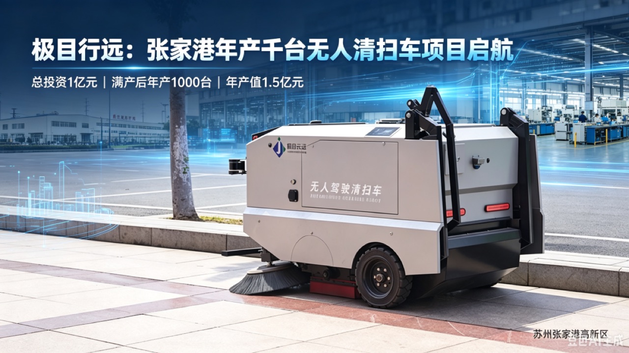 极目行远无人驾驶清扫车